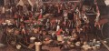 Markt Szene 4 Niederlande historische maler Pieter Aertsen